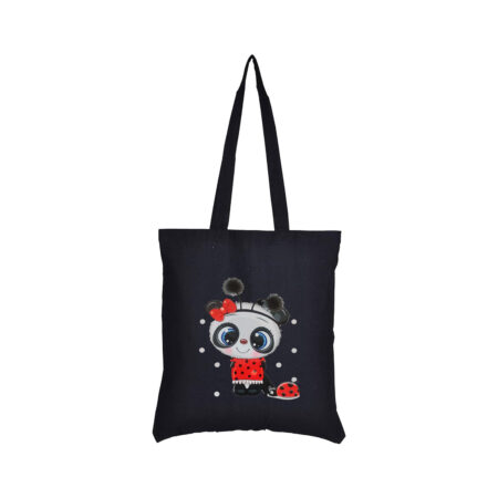 Cute Little Girl Canvas Cotton Tote Bag