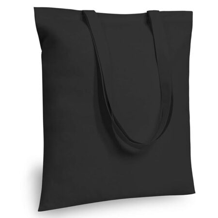 Black Moonlight Canvas Tote Bag