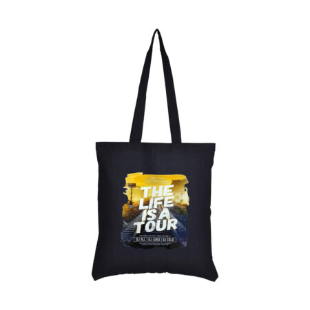 THE LIFE IS A TOUR CANVAS COTTON TOTE BAG