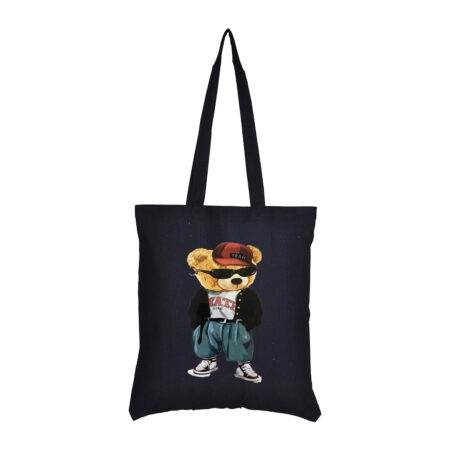 Yeah Bear Kate Time Tote Bag Teddy Bear Rap Hip Hop Shopping Bag Gift Bag