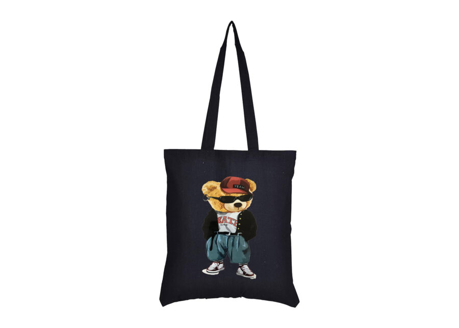 Yeah Bear Kate Time Tote Bag Teddy Bear Rap Hip Hop Shopping Bag Gift Bag