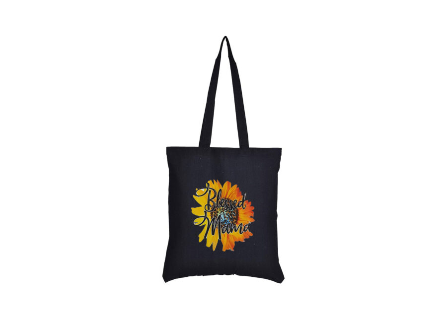 Blessed Mama Canvas Cotton Tote Bag