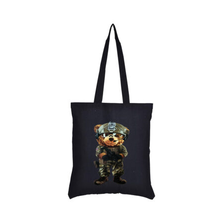 Teddy Bear Soldier Tote Bag Gift Tote Bag