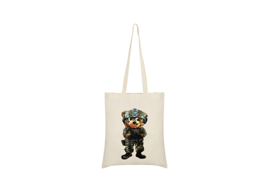 Teddy Bear Soldier Tote Bag Gift Tote Bag