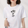 McQueen White T-shirts, Women's T-Shirts, Cotton T-shirt