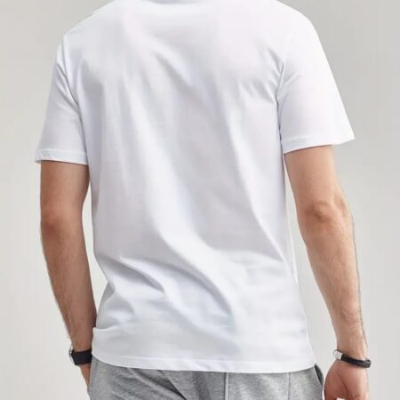 White Classic T-shirt, Casual Cotton T-Shirt , Short Sleeves T-Shirt, Comfortable T-Shirt