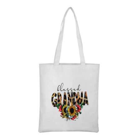 Blessed Grandma Canvas Tote Bag