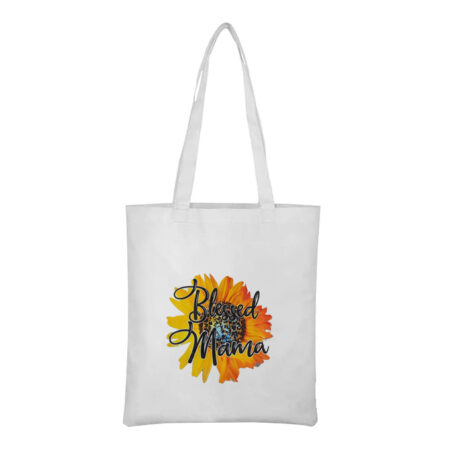 Blessed Mama Canvas Cotton Tote Bag