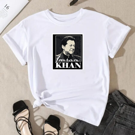 Imran Khan T-Shirt, Unisex Short Sleeve Crew Neck T-Shirt, 100% Cotton T-shirt