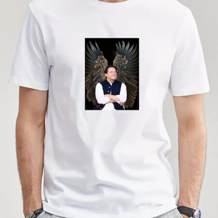 Imran Khan Cotton T-Shirt, Imran Khan T-Shirts, 100% Cotton Short Sleeve Crew Neck T-Shirts