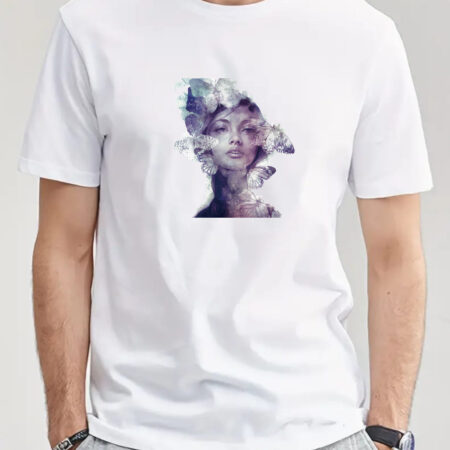 White Classic T-shirt, Casual Cotton T-Shirt , Short Sleeves T-Shirt, Comfortable T-Shirt