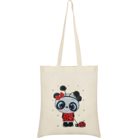 Cute Little Girl Canvas Cotton Tote Bag