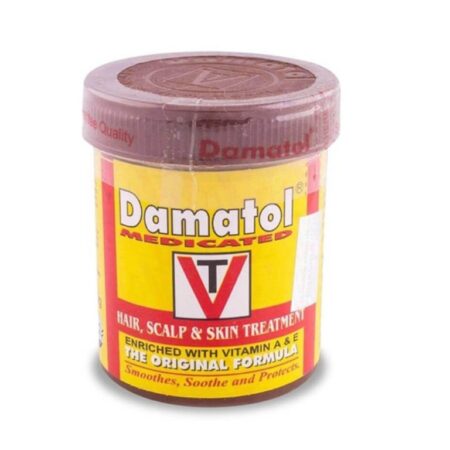 Damatol Medicated Hair Treatment, Damatol Medicated Hair Scalp, and Skin Treatment 110g