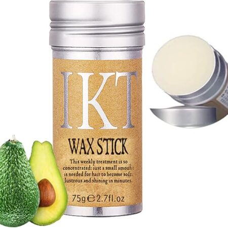 IKT wax stick 75G, Hair Wax Stick Slick Stick Hair Non Greasy Styling Hair Pomade Stick For Flyaway Edge Frizz Hair Strong Hold For Children Men and Women