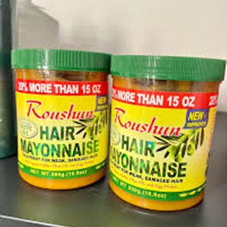 Roushun Hair Mayonnaise 500ml,Roushun Organic Hair Treatment With Olive Oil & Egg Protein