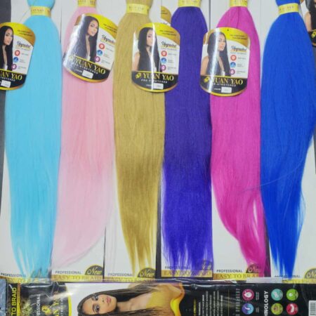 Braiding Hair Extensions, Heat Resistant Hair Braid Extension RastAfri Human Hair Extensions Synthetic Crochet Hair Braid