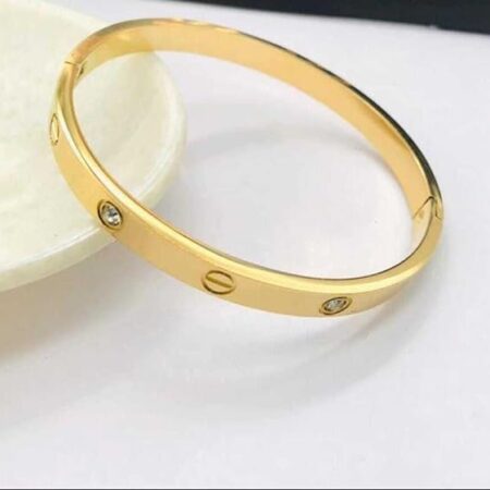 Love Bracelet Bangle Yellow Gold, Studded Bracelet For Women