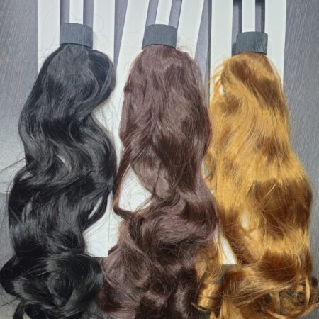 Wave Ponytail Hair Extensions, Natural Heat Resistant Ponytail Extensions With Drawstring Ponytail Body Wave Hair Ponytails